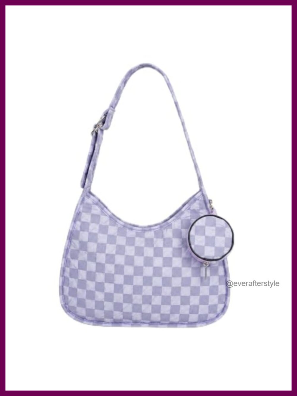 Small Hobo Shoulder Bag Lightweight Water-Resistant Nylon